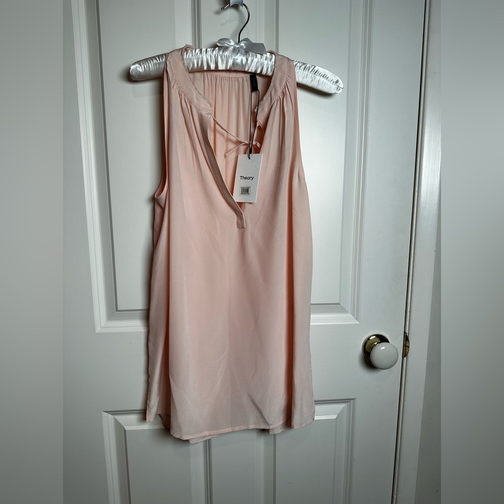 Theory Blush Sleeveless Top